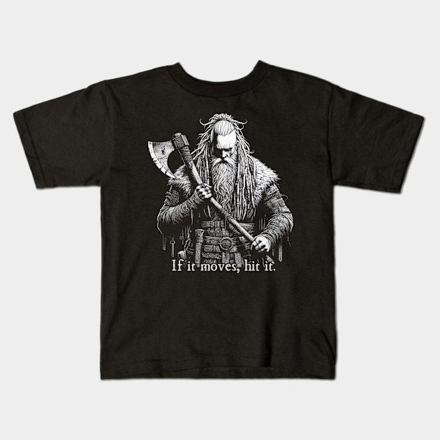 Berserker Kids T-Shirt by OddlyNoir